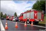 12.07.2013 - Naprawa, Zakopianka - Zderzenie samochodu osobowego z ciężarówką