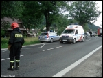 9.07.2012 - Zakopane, Ustup - kolizja 3 pojazdów