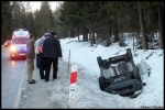 3.03.2012 - WitÃ³w, DW 958 - dachowanie samochodu