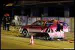 20.03.2012 - Zakopane, ul. Zamoyskiego - wypadek samochodowy