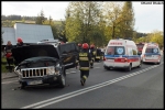 5.10.2012 - BiaÅ‚y Dunajec, DK-47 - zderzenie dwÃ³ch pojazdÃ³w