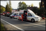 5.10.2012 - BiaÅ‚y Dunajec, DK-47 - zderzenie dwÃ³ch pojazdÃ³w