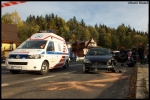 5.10.2012 - BiaÅ‚y Dunajec, DK-47 - zderzenie dwÃ³ch pojazdÃ³w