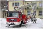 25.05.2009 - Rabka, ul. SÄ…decka 2 - Usuwanie sopli z dachu SzkoÅ‚y Podstawowej nr 2