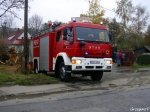 26.10.2009 - Rabka, ul. SÄ…decka x ul.Kasprowicza - ÅšciÄ™cie groÅ¼Ä…cego upadkiem drzewa
